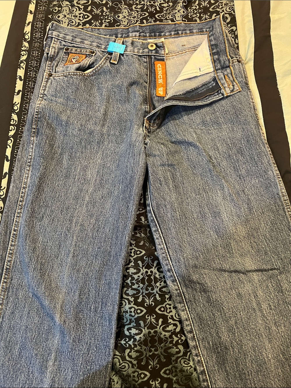 Cinch Bronze Tag Men's Blue Relaxed Jeans